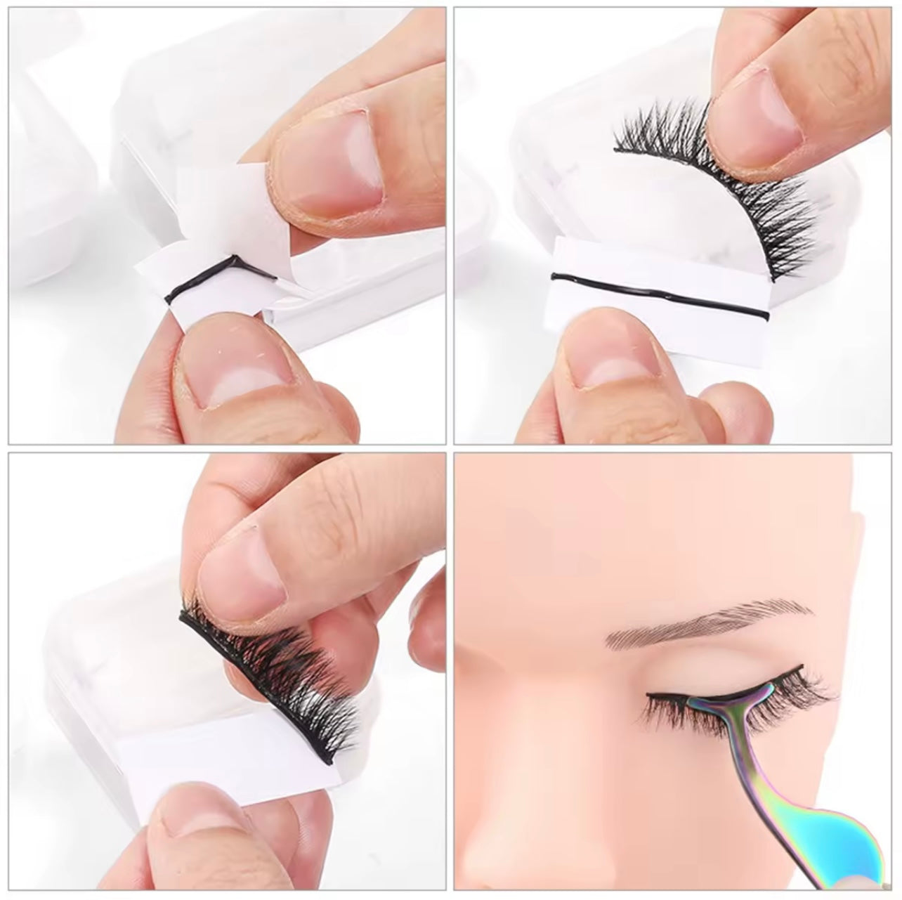 Eyelash glue strip